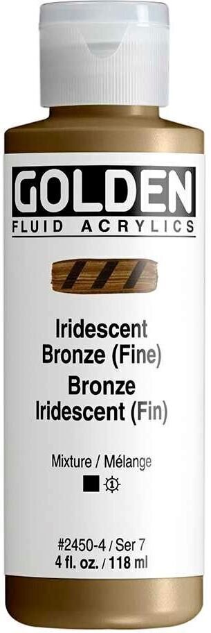 Acrylfarbe Golden Artist Colors Fluid Acrylfarbe Iridescent Bronze (Fin) 118 ml 1 stk