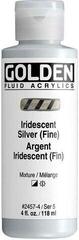 Acrylic Paint Golden Artist Colors Fluid Acrylic Paint Iridescent Silver (Fin) 118 ml 1 pc