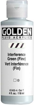 Acrylic Paint Golden Artist Colors Fluid Acrylic Paint Interference Green (Fin) 118 ml 1 pc - 1