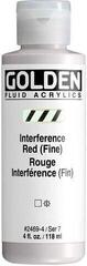 Acrylic Paint Golden Artist Colors Fluid Acrylic Paint Interference Red (Fin) 118 ml 1 pc