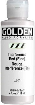 Acrylic Paint Golden Artist Colors Fluid Acrylic Paint Interference Red (Fin) 118 ml 1 pc - 1