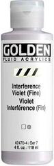 Acrylic Paint Golden Artist Colors Fluid Acrylic Paint Interference Violet (Fin) 118 ml 1 pc