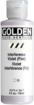 Acrylic Paint Golden Artist Colors Fluid Acrylic Paint Interference Violet (Fin) 118 ml 1 pc - 1