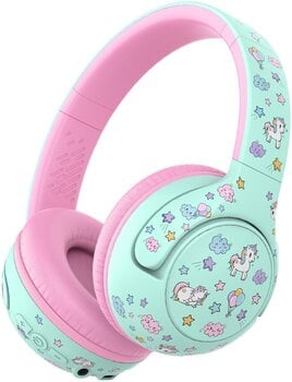 Hoofdtelefoons voor kinderen iClever BTH27 Toddler Bluetooth Built-in Microphone Green Hoofdtelefoons voor kinderen - 1