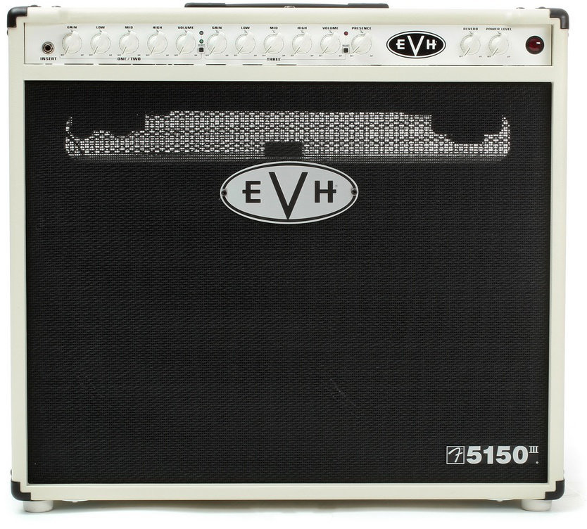 Kitarski kombo – elektronke EVH 5150 III 2x12 Tube Combo Ivory