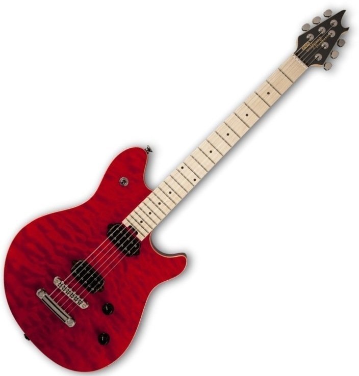 Elektromos gitár EVH Wolfgang WG-T Standard Transparent Red