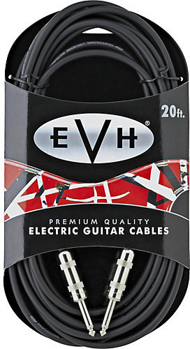 Инструментален кабел EVH 022-0200-000 Черeн 6 m Директен - Директен