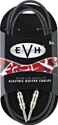Instrument Cable EVH 022-0600-000 Black 180 cm Straight - Straight