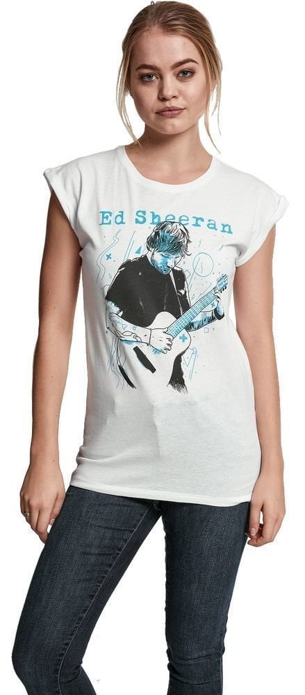 Košulja Ed Sheeran Guitar White M Košulja