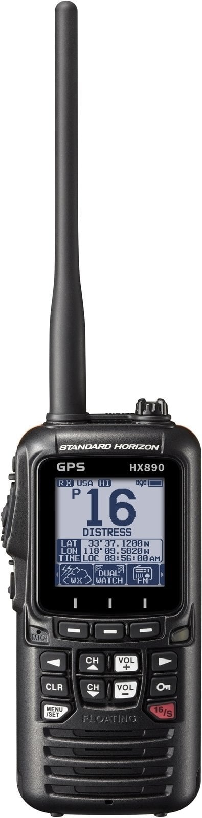 Lodní vysílačka Standard Horizon HX890E GPS Black