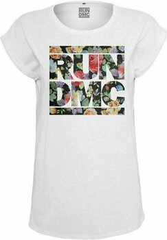 T-Shirt Run DMC T-Shirt Floral Weiß XS - 1