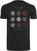 T-Shirt Twenty One Pilots T-Shirt Pattern Circles Unisex Black S