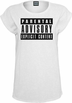 T-shirt Parental Advisory Ladies Tee White S - 1