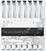 Stylo technique Ohuhu Fineliner Ensemble de doublures Noir 8 pièces