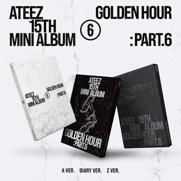 CD musique Ateez - Golden Hour: Part.6 (A Ver./Diary Ver./Z Ver.) (Random 3 Cover) (CD)