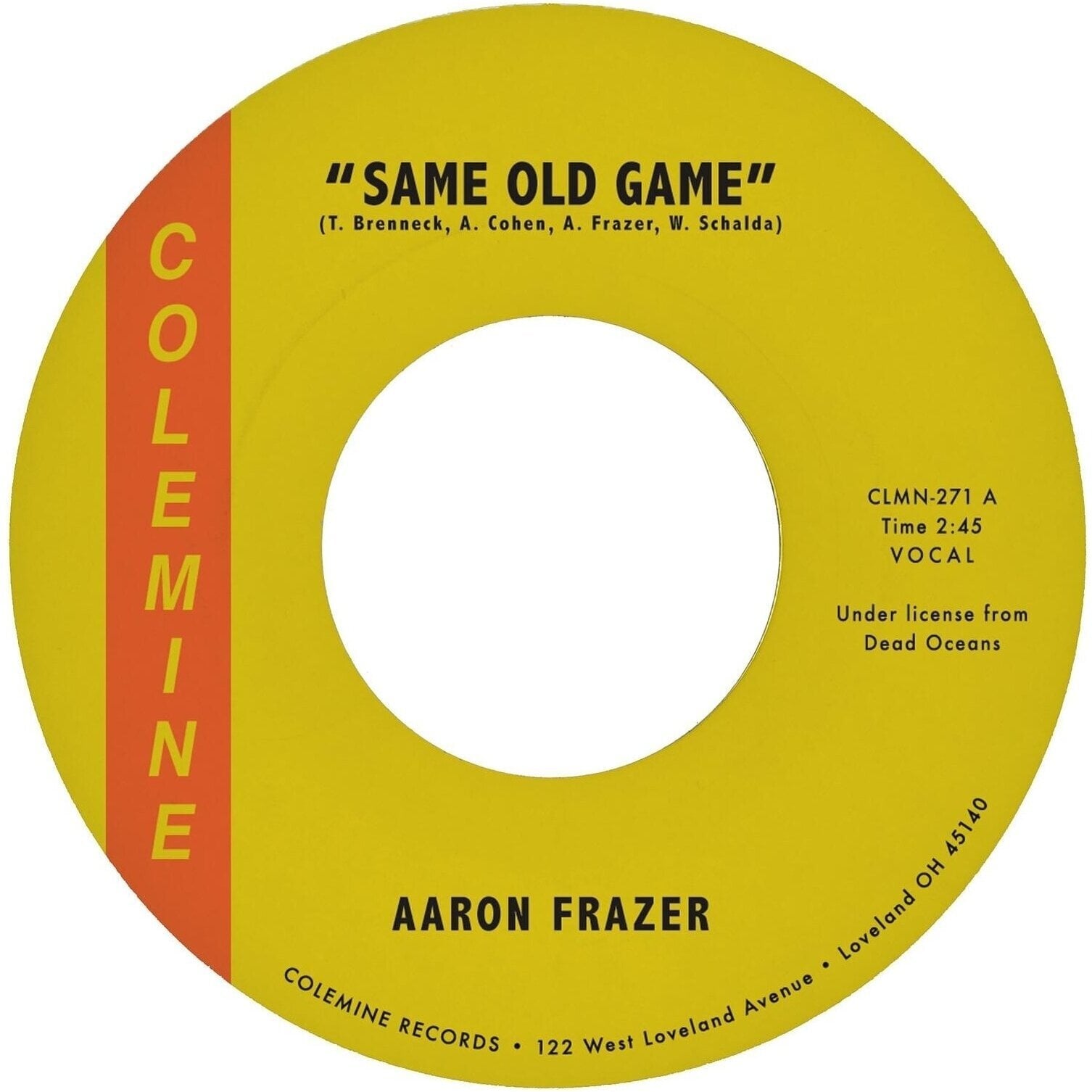 LP ploča Aaron Frazer - Same Old Game (Red Coloured) (7" SP)