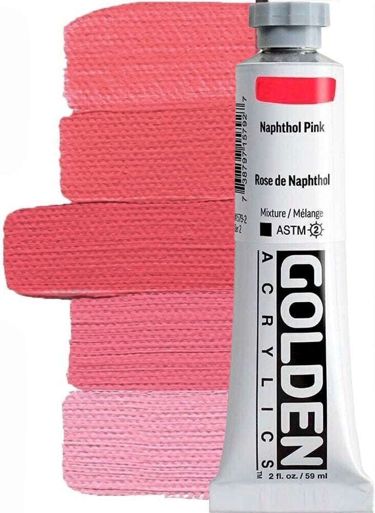 Acrylic Paint Golden Artist Colors Heavy Body Acrylic Paint Naphthol Pink 59 ml 1 pc