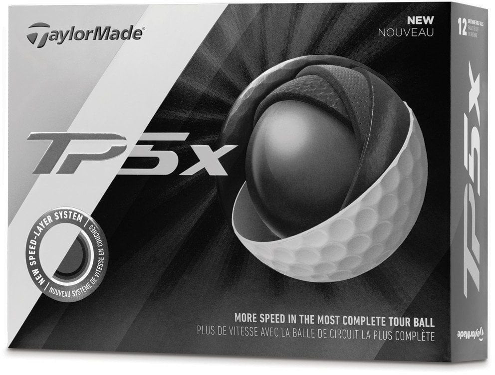 Нова топка за голф TaylorMade TP5x Golf Balls 12 Pack 2019