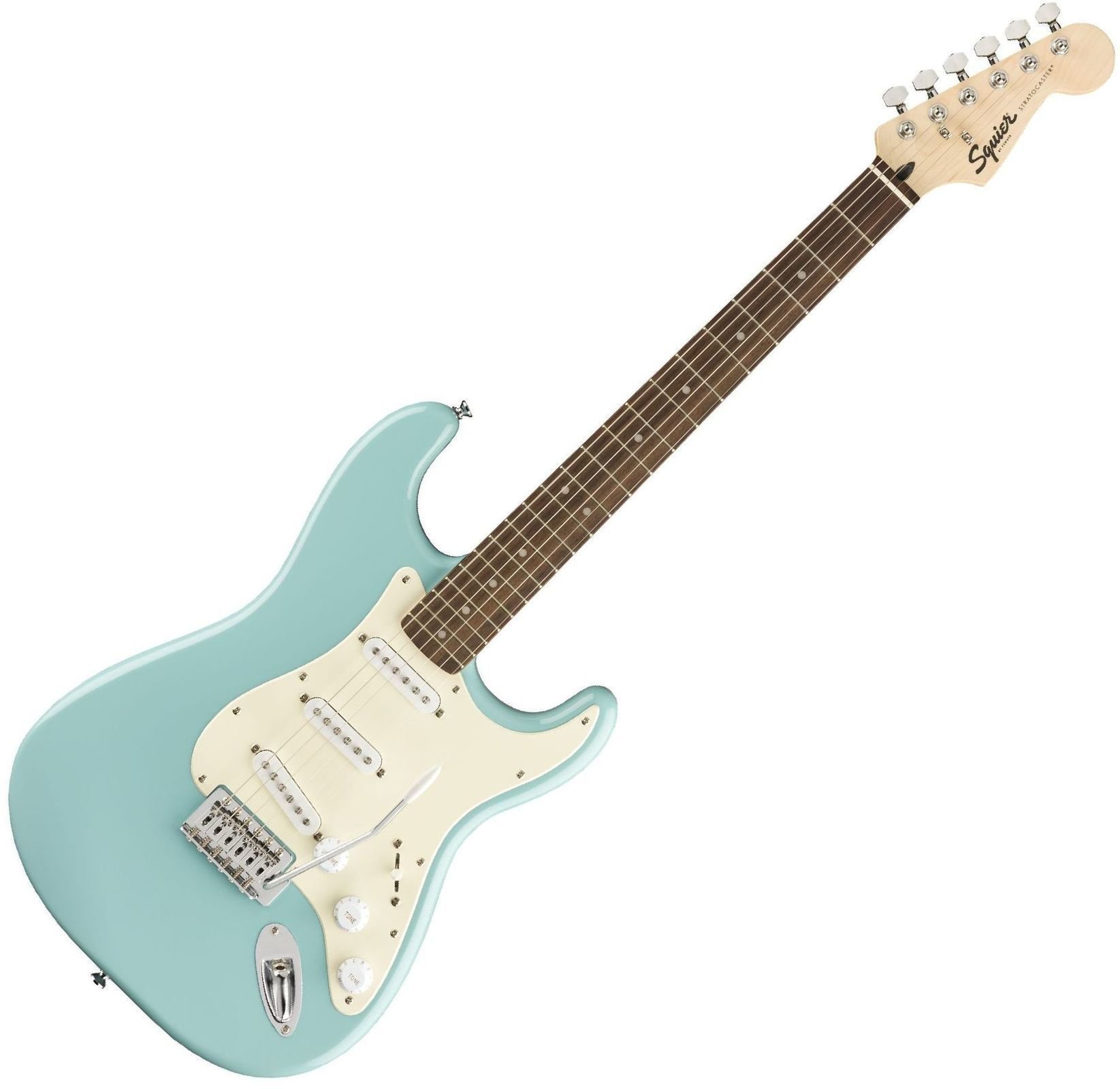 Guitarra eléctrica Fender Squier Bullet Stratocaster Tremolo IL Tropical Turquoise