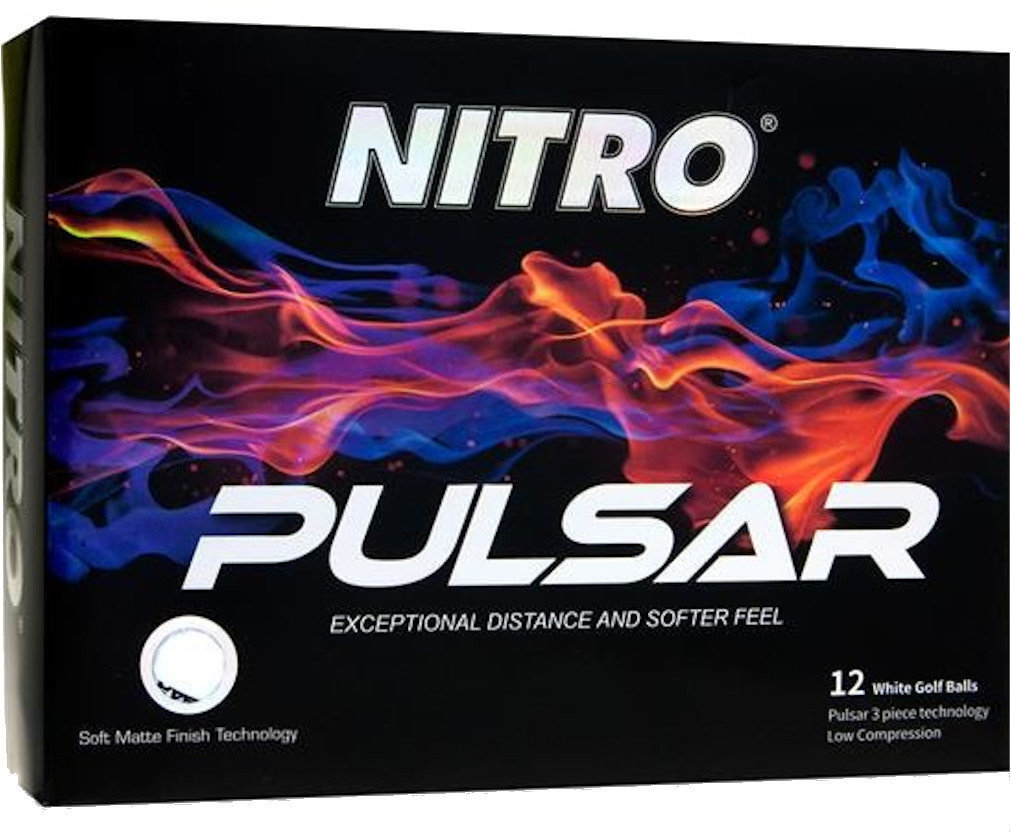 Golf Balls Nitro Pulsar White