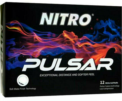 Golfový míček Nitro Pulsar White - 1