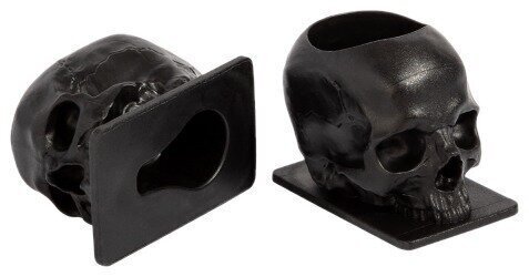 Витратні матеріали для тату Saferly 3D Skull Ковпачки для фарби 16 mm Black 100 pcs - 1