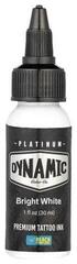 Farby do tatuażu (zatwierdzone w UE) Dynamic Color Platinum Tusz do tatuażu 30 ml Bright White