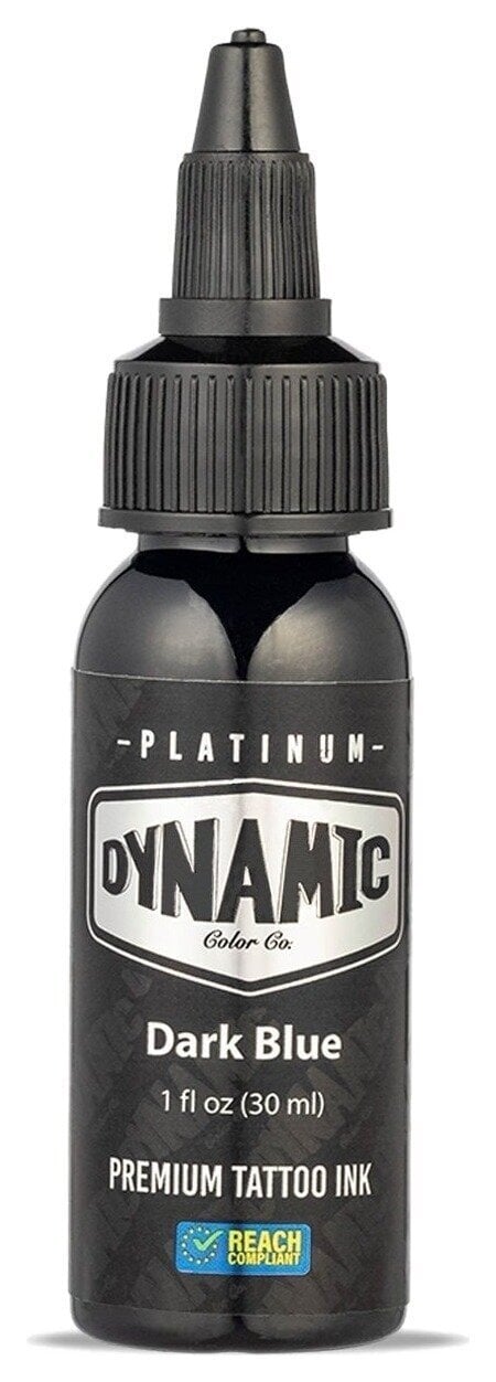Boje za tetoviranje (odobrene u EU) Dynamic Color Platinum Мастило за тетовирање 30 ml Dark Blue