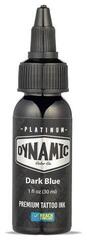 Farby do tatuażu (zatwierdzone w UE) Dynamic Color Platinum Tusz do tatuażu 30 ml Dark Blue