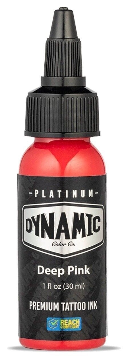 Farby do tatuażu (zatwierdzone w UE) Dynamic Color Platinum Tusz do tatuażu 30 ml Deep Pink