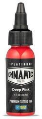 Farby do tatuażu (zatwierdzone w UE) Dynamic Color Platinum Tusz do tatuażu 30 ml Deep Pink