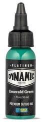 Farby do tatuażu (zatwierdzone w UE) Dynamic Color Platinum Tusz do tatuażu 30 ml Emerald Green