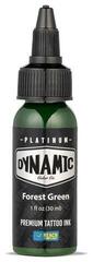 Farby do tatuażu (zatwierdzone w UE) Dynamic Color Platinum Tusz do tatuażu 30 ml Forest Green