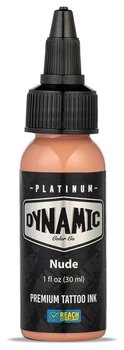 Farby do tatuażu (zatwierdzone w UE) Dynamic Color Platinum Tusz do tatuażu 30 ml Nude - 1