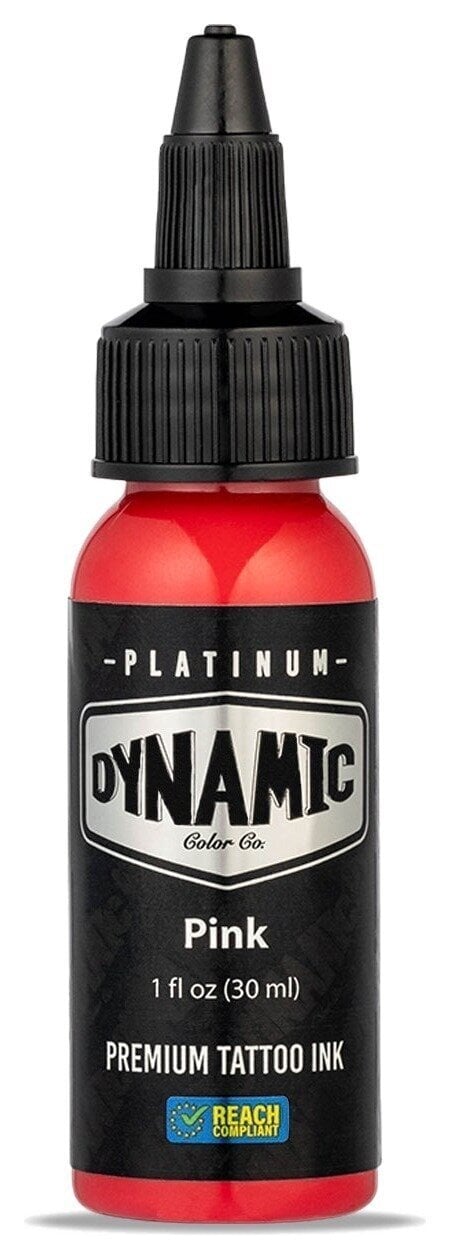 Farby do tatuażu (zatwierdzone w UE) Dynamic Color Platinum Tusz do tatuażu 30 ml Pink