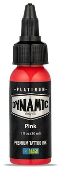 Farby do tatuażu (zatwierdzone w UE) Dynamic Color Platinum Tusz do tatuażu 30 ml Pink - 1