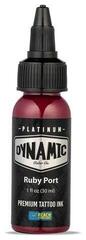 Farby do tatuażu (zatwierdzone w UE) Dynamic Color Platinum Tusz do tatuażu 30 ml Ruby Port