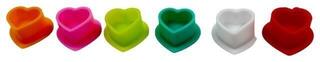 Витратні матеріали для тату Celtic Supply Heart Silicone Ковпачки для фарби 12 мм Mixed Colors 100 pcs