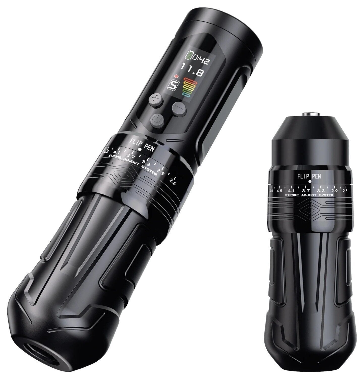 Bezdrôtové tetovacie strojčeky Bronc X2 NEO Bezdrôtový tetovací strojček 2,5–5,0 mm Black