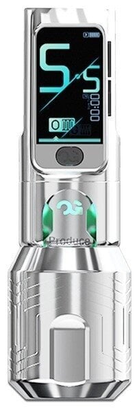 Бездротові тату-машинки OG Produce Pioneer Fury II Бездротова тату-машинка 4,2 mm Silver