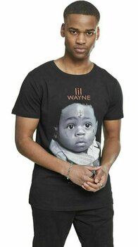Maglietta Lil Wayne Maglietta Child Maschile Black XS - 1