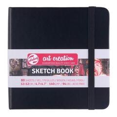 Carnete de Schițe Talens Art Creation 9314004M Caiet de schițe 80 160 12 x 12 cm 140 g Black