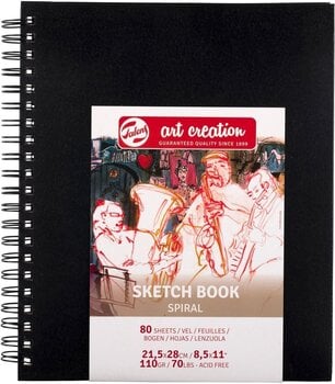 Sketchbook Talens Art Creation 9313212M Spiral  Sketchbook 80 21 x 28 cm 110 g - 1