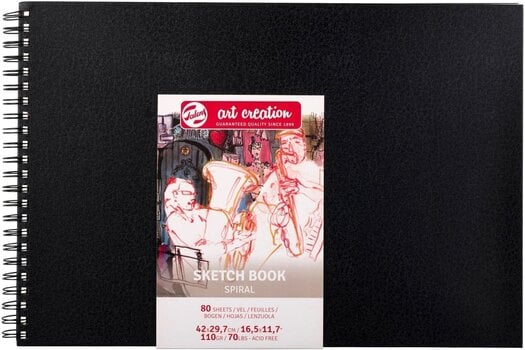 Sketchbook Talens Art Creation 9313422M Spiral  Skitsebog 80 42 x 30 cm 110 g - 1