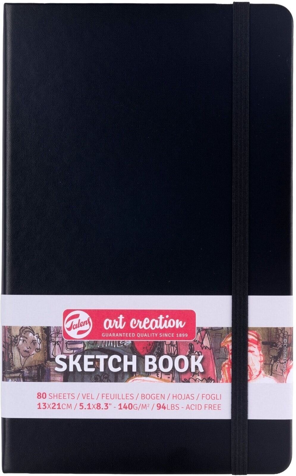 Sketchbook Talens Art Creation 9314002M Sketchbook 80 160 13 x 21 cm 140 g Black