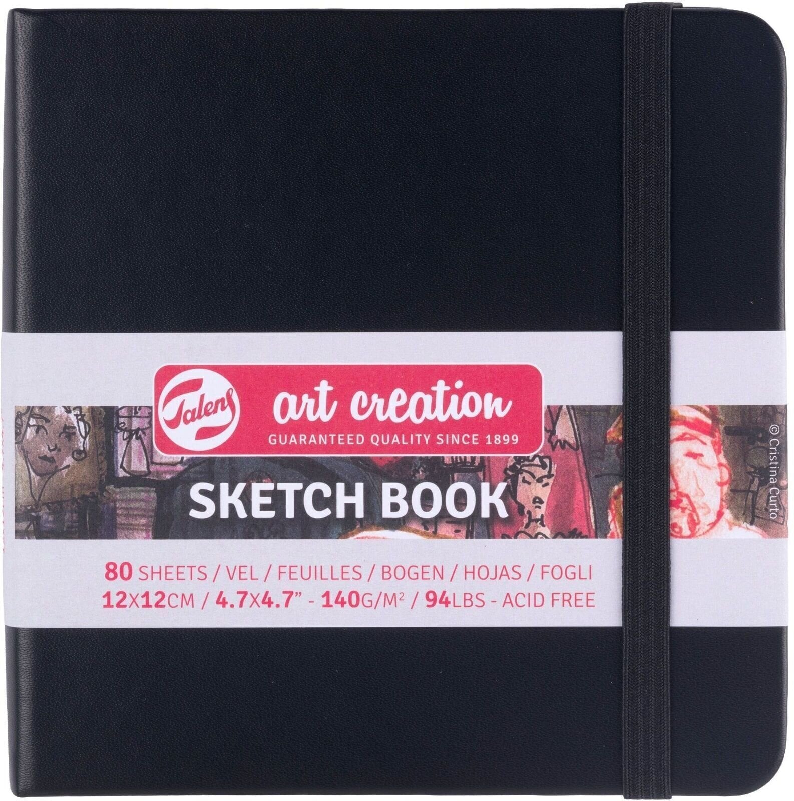 Sketchbook Talens Art Creation 9314004M Sketchbook 80 160 12 x 12 cm 140 g Black