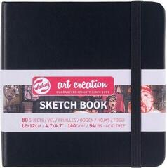 Blok za skiciranje Talens Art Creation 9314004M Скетцхбоок 80 160 12 x 12 cm 140 g Black