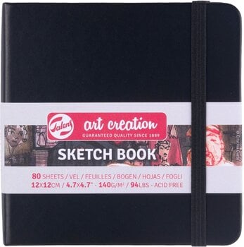 Sketchbook Talens Art Creation 9314004M Sketchbook 80 160 12 x 12 cm 140 g Black - 1