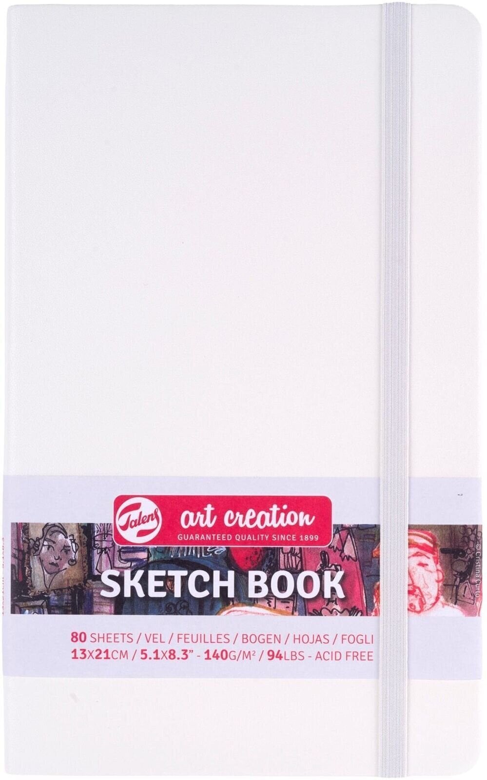 Blok za skiciranje Talens Art Creation 9314102M Скетцхбоок 80 160 13 x 21 cm 140 g White