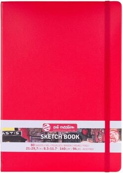 Vázlattömb Talens Art Creation 9314203M Vázlatfüzet 80 160 21 x 29,7 cm 140 g Red - 1